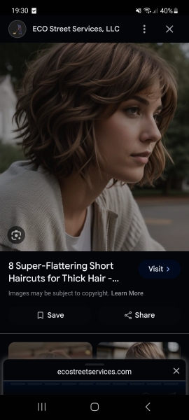 Short hairstyles if you have thick puffy mushroomy hair