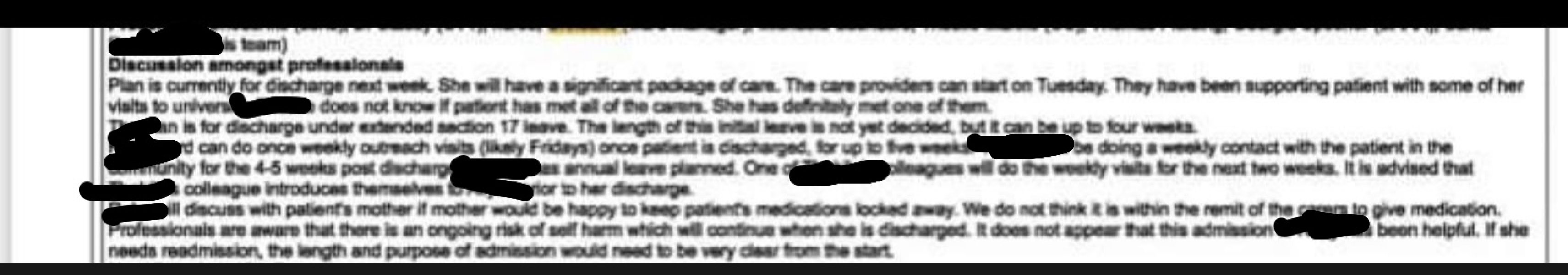 To think there is clearly something wrong with the mental health system