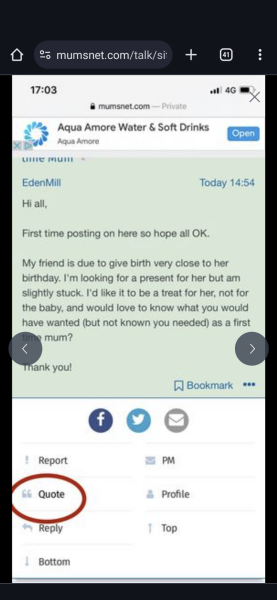 I would like a reply to the "Reply" issue