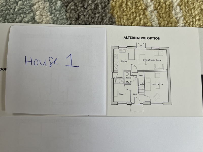 Which house would you choose, based on these floorplans?
