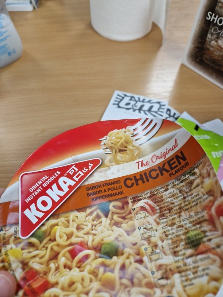 Colleague stealing my noodles