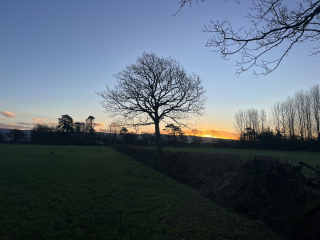 To ask you to show me your beautiful parts of the country