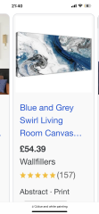 Help me find a blue and white painting