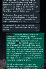 To cut off this toxic friendship?