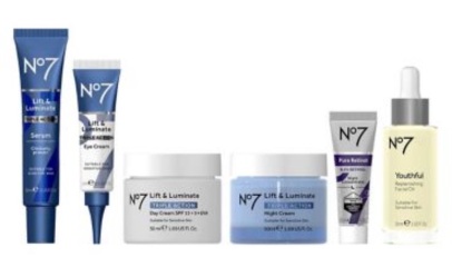 No 7 skincare products