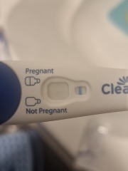 Is there a faint line or am i seeing things.