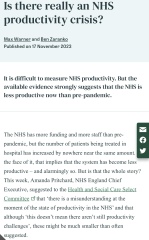 Tories deliberately destroying the NHS