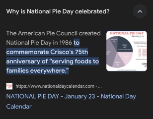National Pie Day 🥧