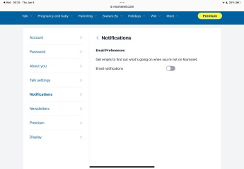Receiving unwanted MNHQ email notifications