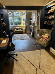 Which walls to paint teal?