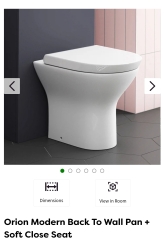 Nuie Freya or Victorian Plumbing Orion back to wall toilet - seat pictures