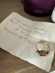 Small mystery from 1883. What does this name say and who was Percy Cooke?