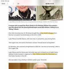 HMV describing Jewish refugee children as Central European Children