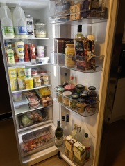 To ask you to show me your fridge?