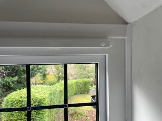Curtain rail advice for an alcove window