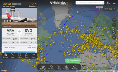 Flightradar Storm Isha part 2