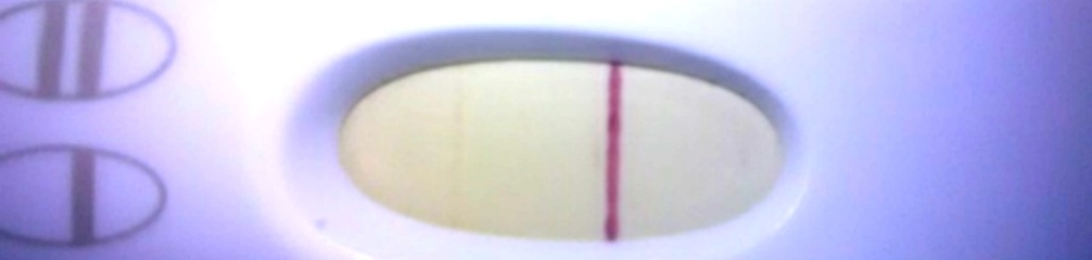 Faint positive.