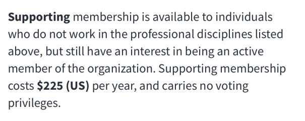 WPATH individual membership dropping like a stone