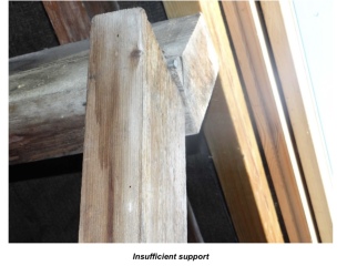 Survey - cut purlin in roof