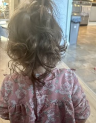 Is this curly hair on my toddler