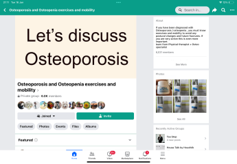 Osteoporosis support?