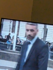 Did anyone else notice Kylie's hot security guard on GMB?