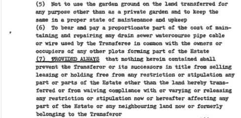 Should we worry about Covenants on the property title.