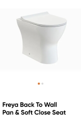 Nuie Freya or Victorian Plumbing Orion back to wall toilet - seat pictures
