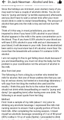 Breastfeeding after alcohol?