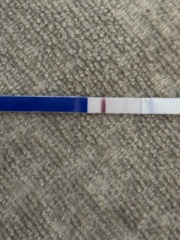 Faint positive Clear Blue