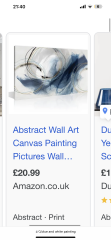 Help me find a blue and white painting