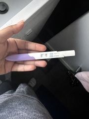 Digitals and blue dye positive but barely any line on pink dye test