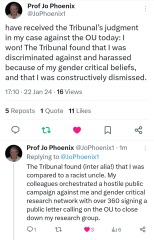 Update from Jo Phoenix