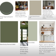 Breakfast room green...