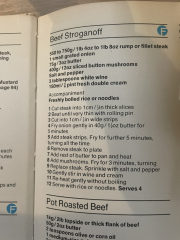 Older recipes