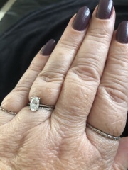 Does this ring look good on me? Tiffany Etoile "engagement" ring