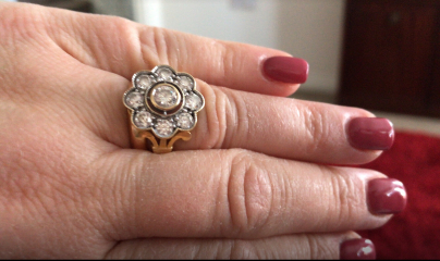 Does this ring look good on me? Tiffany Etoile "engagement" ring