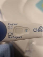 Is there a faint line or am i seeing things.