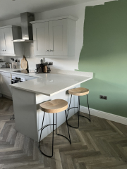 Breakfast room green...