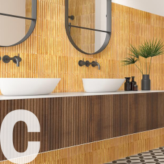 Which bathroom tiles?