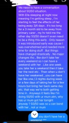 To question my daughters dads parenting ..