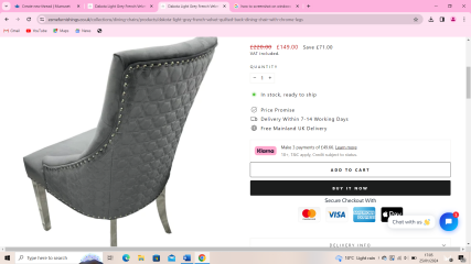 To ask your opinion on these chairs?