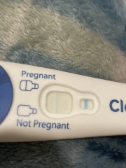 Clear blue test. Evap line or positive