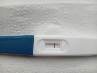 Half a line in the test window