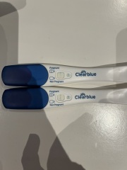 Clear blue test lighter than before?