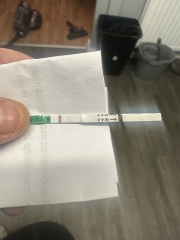 'The hook effect ' pregnancy tests. Lighter tests at 8 weeks