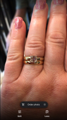 Does this ring look good on me? Tiffany Etoile "engagement" ring