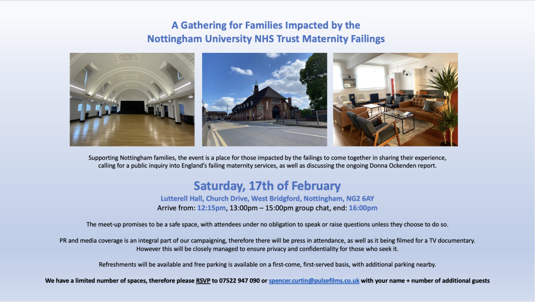 MNHQ here: Have you been impacted by the Nottingham University NHS Trust maternity failings?