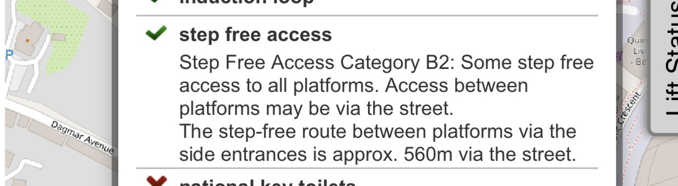 Wembley Stadium railway - step free?