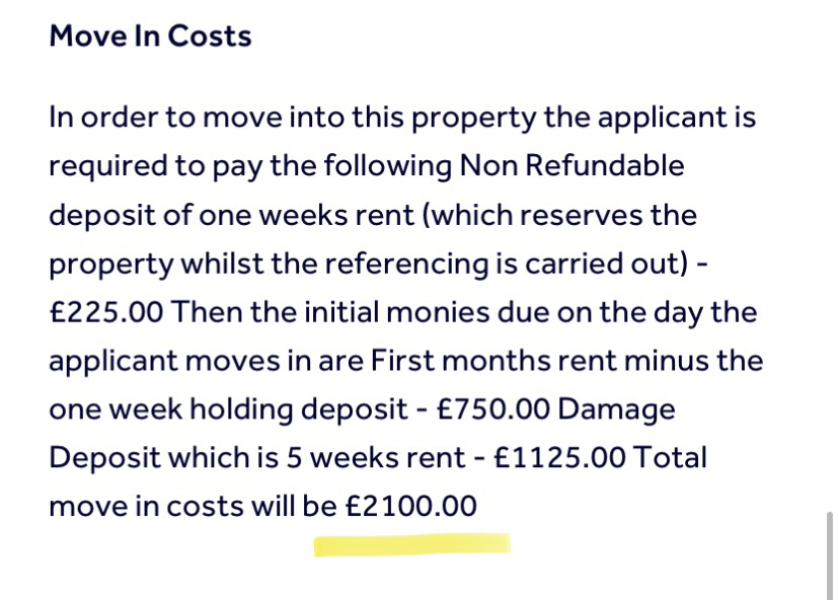 Landlord being an arse